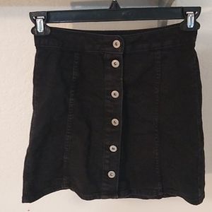 Arizona jean skirt, black, size 3